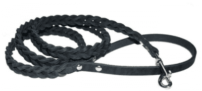 Поводок (Аркон) 12мм*120см плетеный чёрный