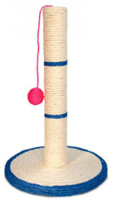 Когтеточка (Triol) NT208 Столбик из сизаля с шариком 62см