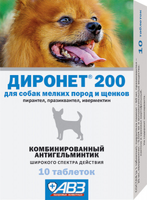 Диронет 200 д/собак 1т/4кг